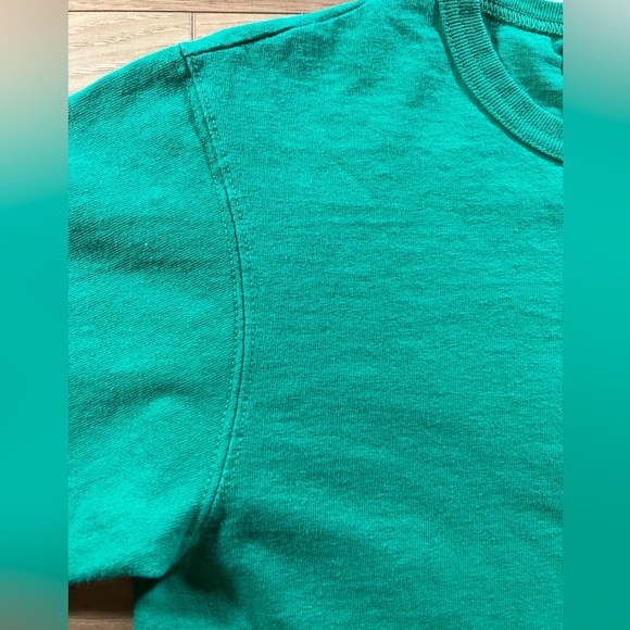 VTG CHAMPION Men’s Small Crewneck Logo Green T-Shirt Excellent Condition 80s VTG - Picture 8 of 9